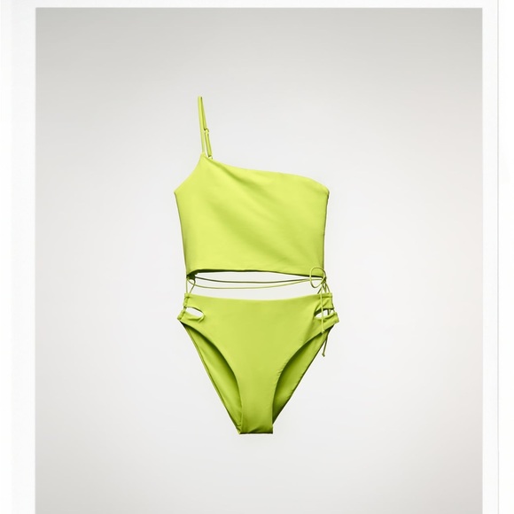 Zara Other - Zara one shoulder cut out bathing suit